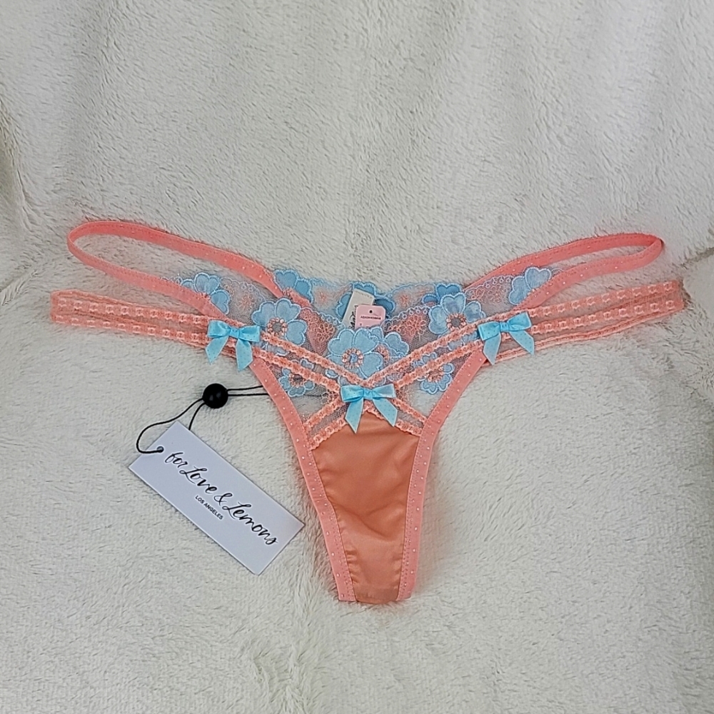 NEW For Love & Lemons X Victoria's Secret thong!